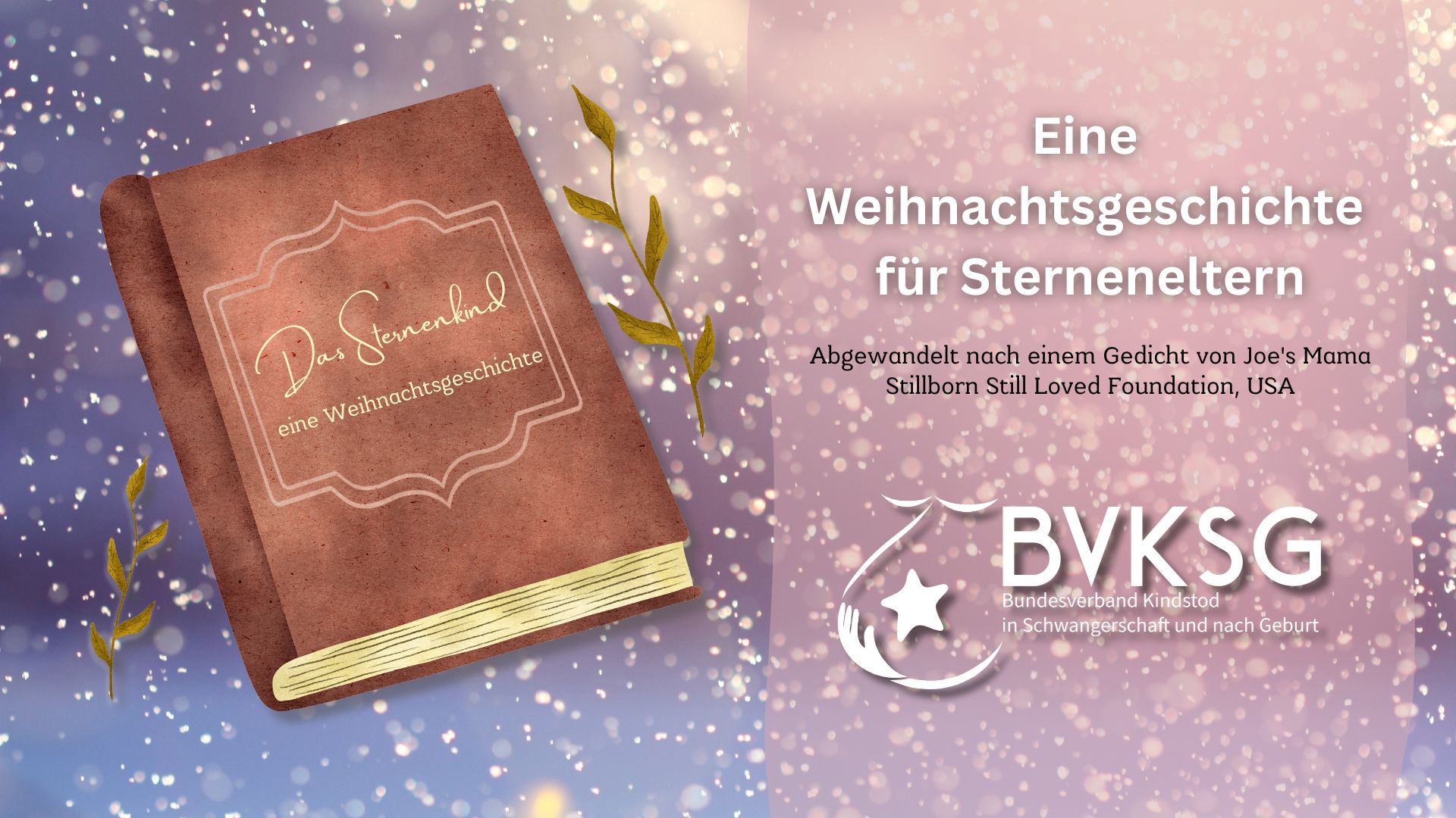 Weihnachtsgeschichte Sternenkind, BVKSG © Canva